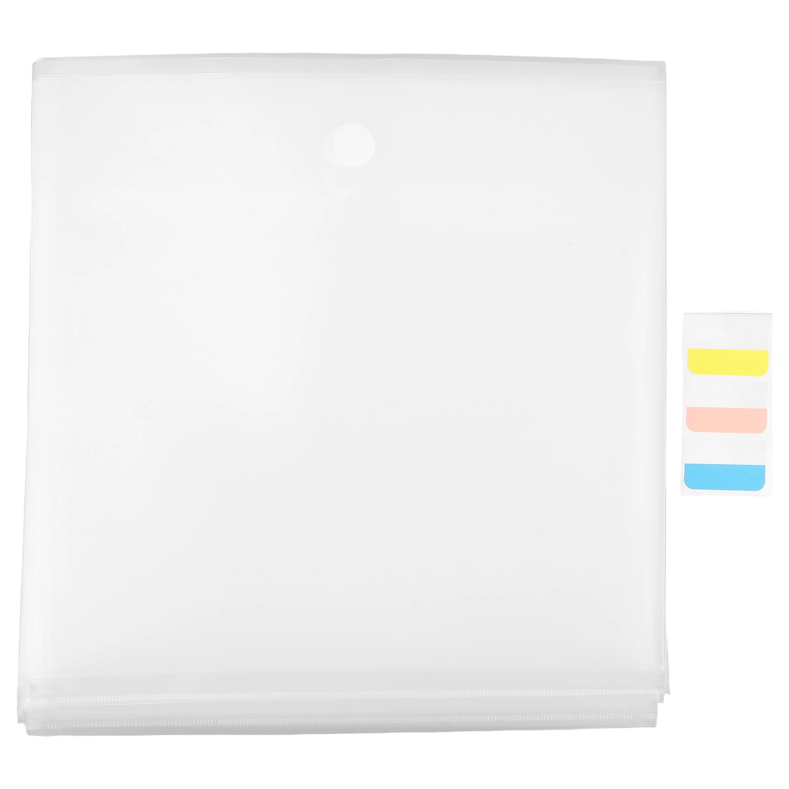 

24pcs Closure Document Storage Bags Portable Paper Organizer Craft Cardstock Scrapbooking File Folder Bag Label Pockets