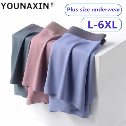 남성용 언디스 복서 옴므 언더팬츠 반바지 속옷, 바닥 아이스 실크 란제리, 니커 소년 팬티, L XL XXL 3XL 4XL 5XL 6XL 