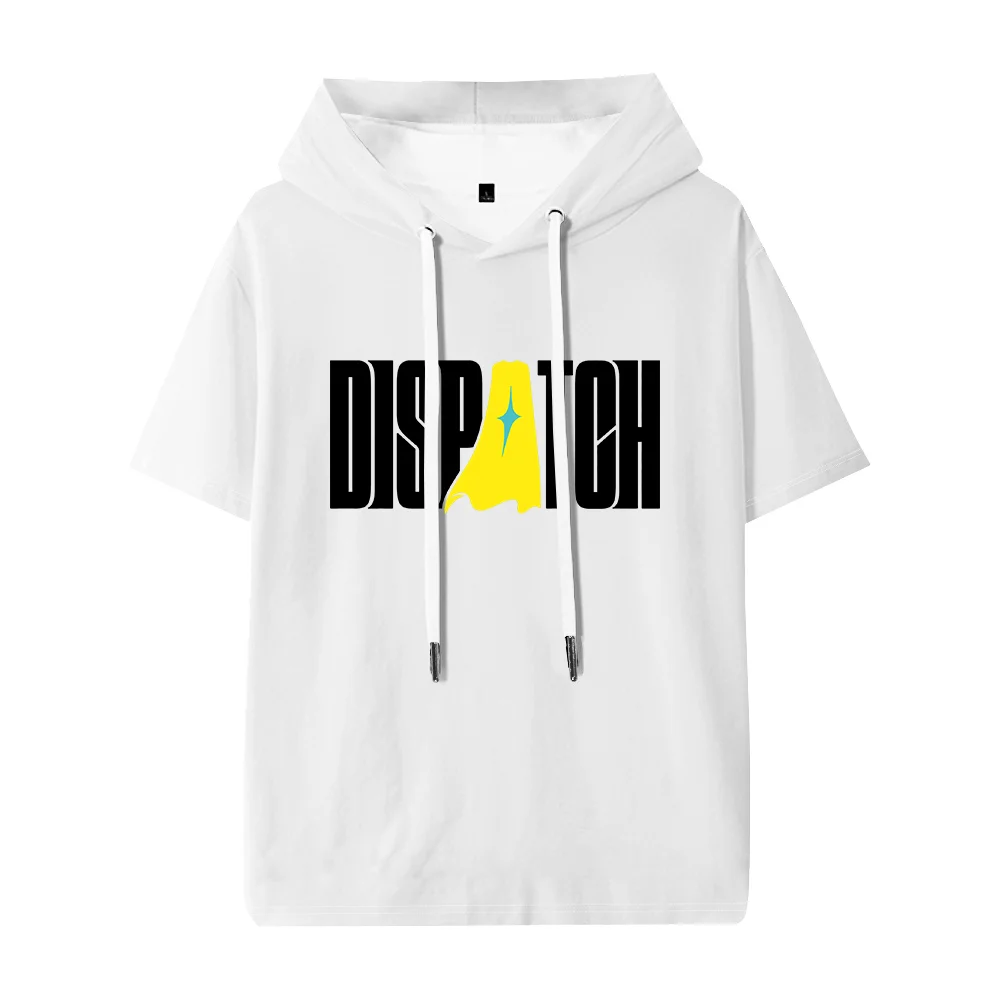 Dispatch Game Hooded T-shirt Unisex Tee Crewneck Short Sleeve Casual Streetwear Tops