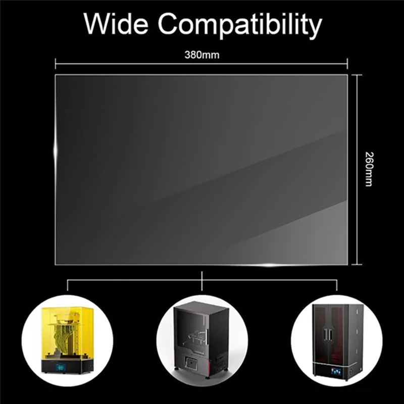 

3 шт. NFEP (FEP 2,0) пленки для принтеров из смолы Photon M3 Max, M3 Premium, Elegoo Jupiter (6K), Saturn 2, 380X260X0,15 мм, простая установка