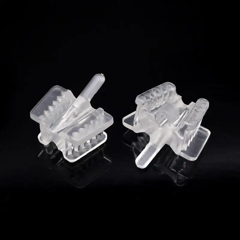 Soft Autoclavable Dental Silicone Mouth Support 5pcs Saliva Ejector Suction Tip Bite Block for Pediatric & Adult Dentistry