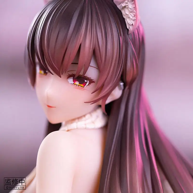 

Original Super Nova Kitada Ryuuma Cat-Eared Small Fang-Chan Figure 1/6 Suspender Sweater Beautiful Girl Standing Sexy Doll