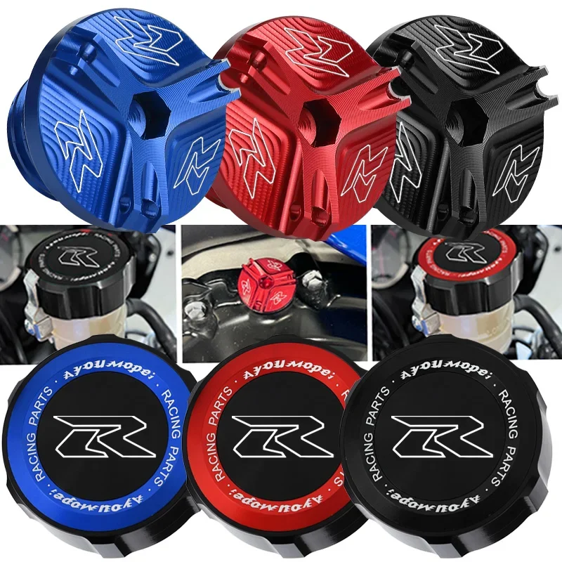 Tapa de depósito de líquido de frenos delantero para motocicleta, tapa de llenado de aceite para Suzuki GSXR 600 750 1000 GSX R 600 750 1000 GSX-R750