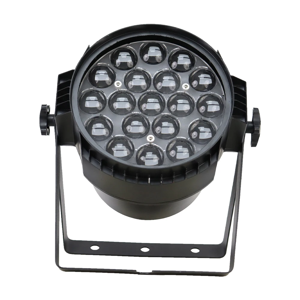 YUER 200W RGBW LED Moving Head Light 19x15W DMX512 Control Smooth Dimming Strobe Effect Perfect for Stage Events Parties Bars