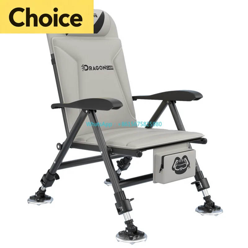 Adjustable Recline Foldable Outdoor All-Terrain Fishing Seat