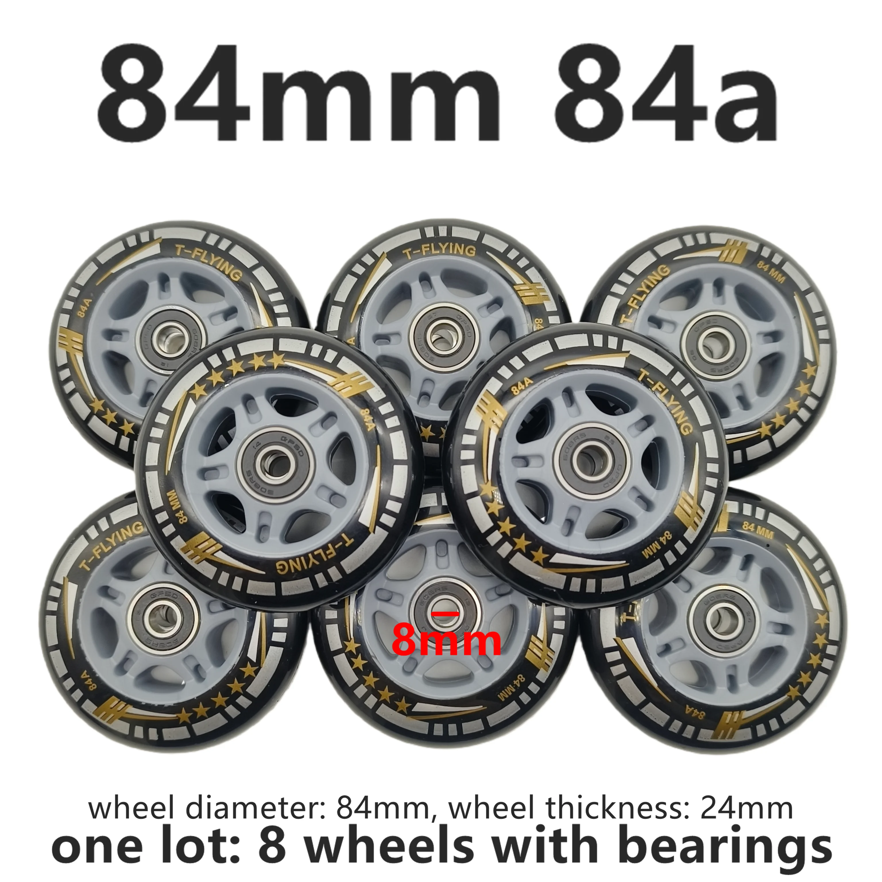 Free shipping speed skate wheel roller wheel 84mm 90MM PU material