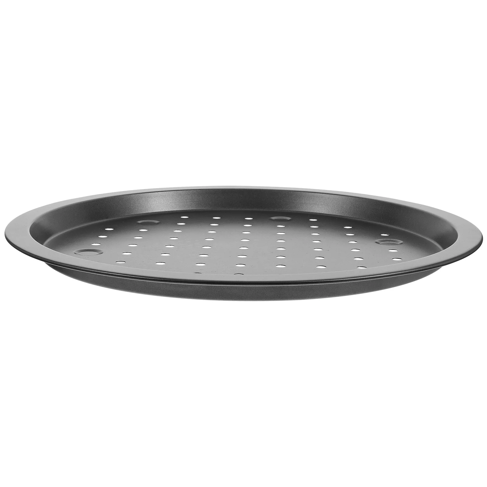 

Carbon Steel Pan With Holes Perforated Pizza Pan For Oven Nonstick Baking Sheet Kitchen Gadget Household Baking Tool Pizza