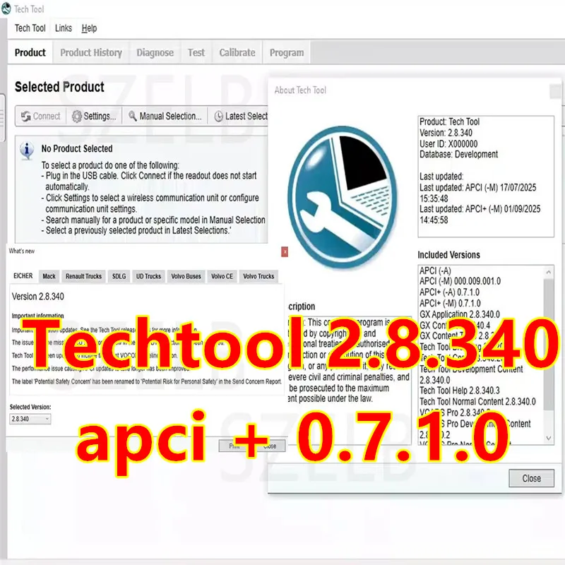 

2025 Premium TechTool 2.8.340 Developement + Developer Tool + 0.7.1.0 APCI 1PC Remote install