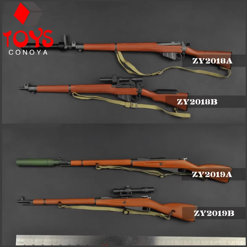 

ZYTOYS ZY2018 ZY2019 1/6 NO4MKI Classic Lee-Enfield Rifle Snipe M1891 Plastic Military Weapon Model Fit 12" Action Figure Doll