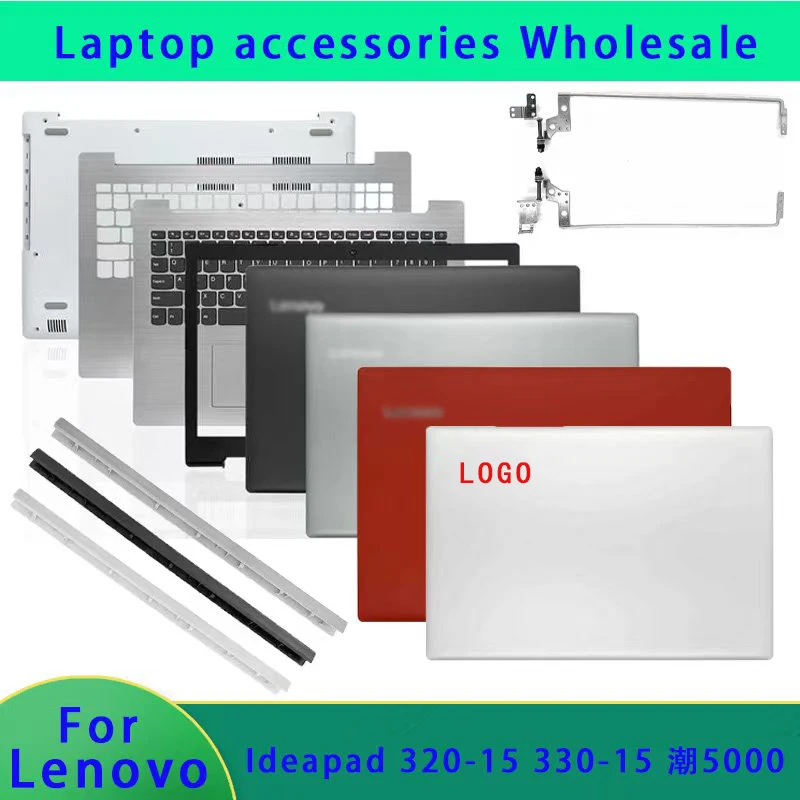 NEW For Lenovo IdeaPad 320-15 320-15IKB 320-15ISK ABR Laptop LCD Back Cover/Front bezel/Hinges/Palmrest/Bottom Case Housing