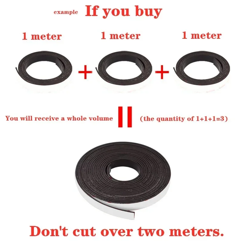 2M flexible magnetic strip self-adhesive tape with multiple sizes to choose from, mosquito screen, door curtain,ong rubber strip
