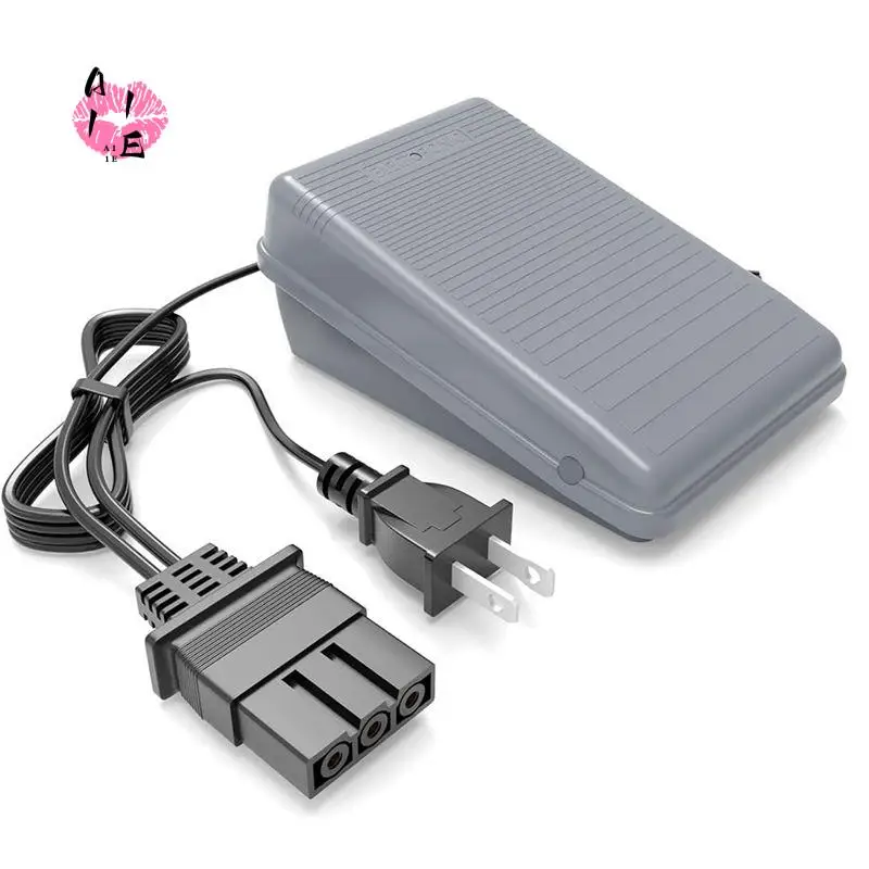 A11E-Replacement Brother Sewing Machine Foot Pedal And Power Cord For Brother Jx2517 Lx3817 Ls2125 Xm2701 1034D US Plug