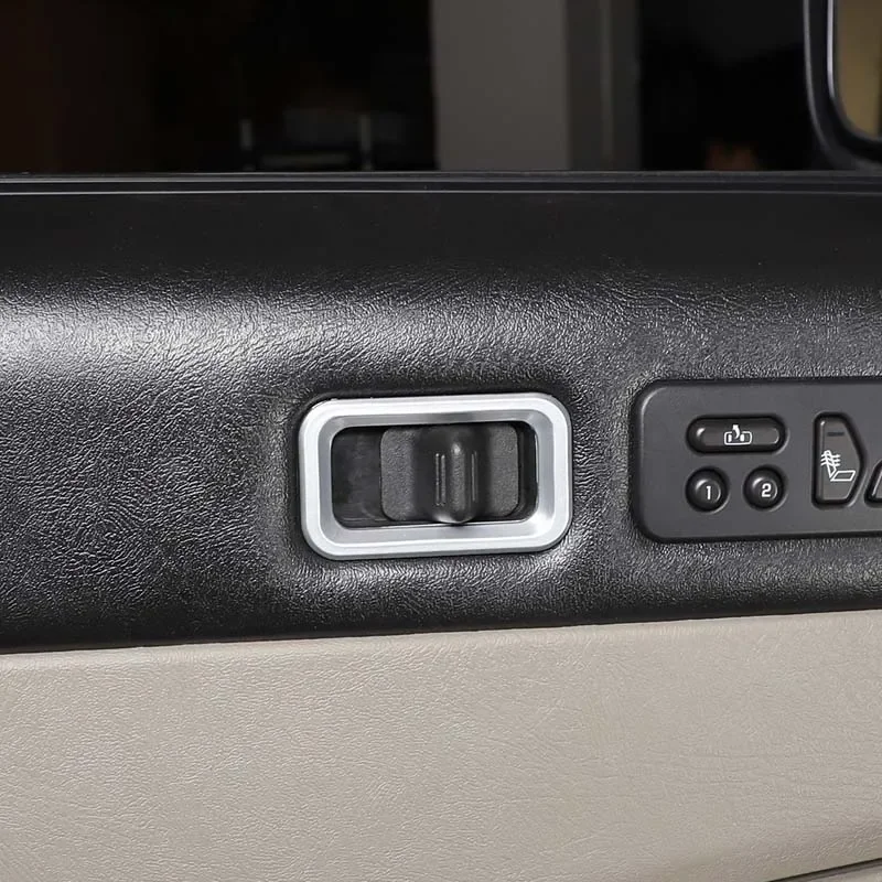 

4 PCS For Hummer H2 2003-2007 Car Interior Door Safety Lock Switch Cover Trim sticker ABS car styling Auto interior Accessories