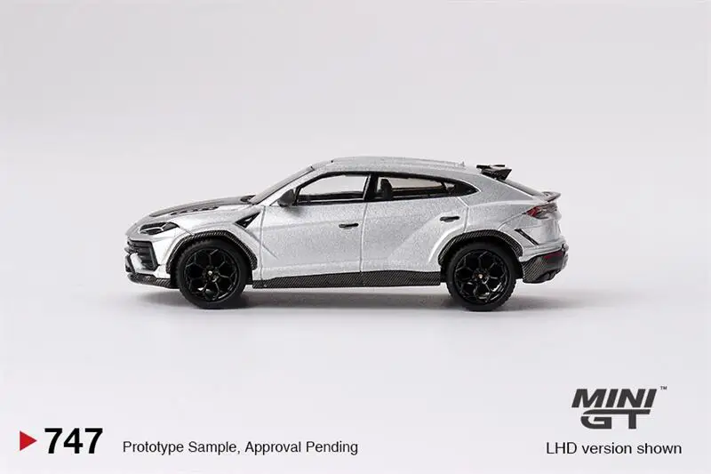 MINI GT 1:64 Lambo Urus Performante Grigio Nimbus LHD Diecast Model Car