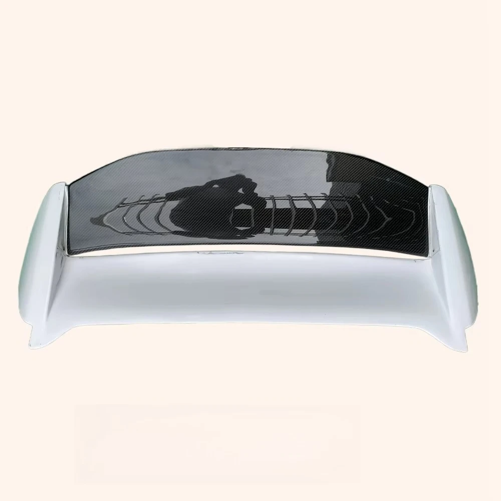 For 02-05 Civic EP3 MU Style Hatchback Roof Spoiler Partial Carbon Blade