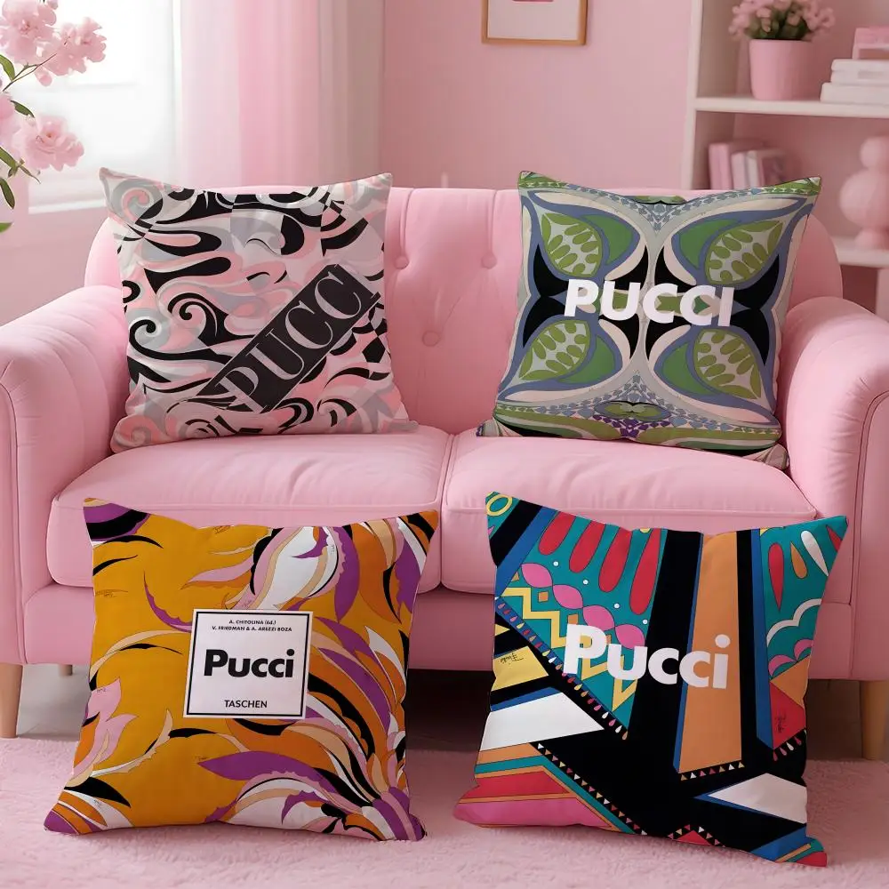 Marke E-EMILIO PUCCI SRLS Kissenbezug, bequemer wendbarer Kissenbezug, ideal für Auto, Sofa, Schlafzimmer und darüber hinaus