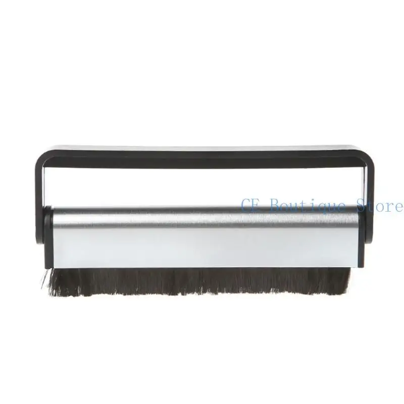 

Профессиональная щетка для очистки виниловых пластинок, антистатическая щетка для очистки проигрывателей из углеродного волокна, щетка для очистки виниловых пластинок