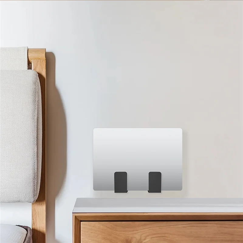 Compact Universal Wall Mount Stand For Laptop Dual Layer Design Versatile Holder And Shelf Organizer