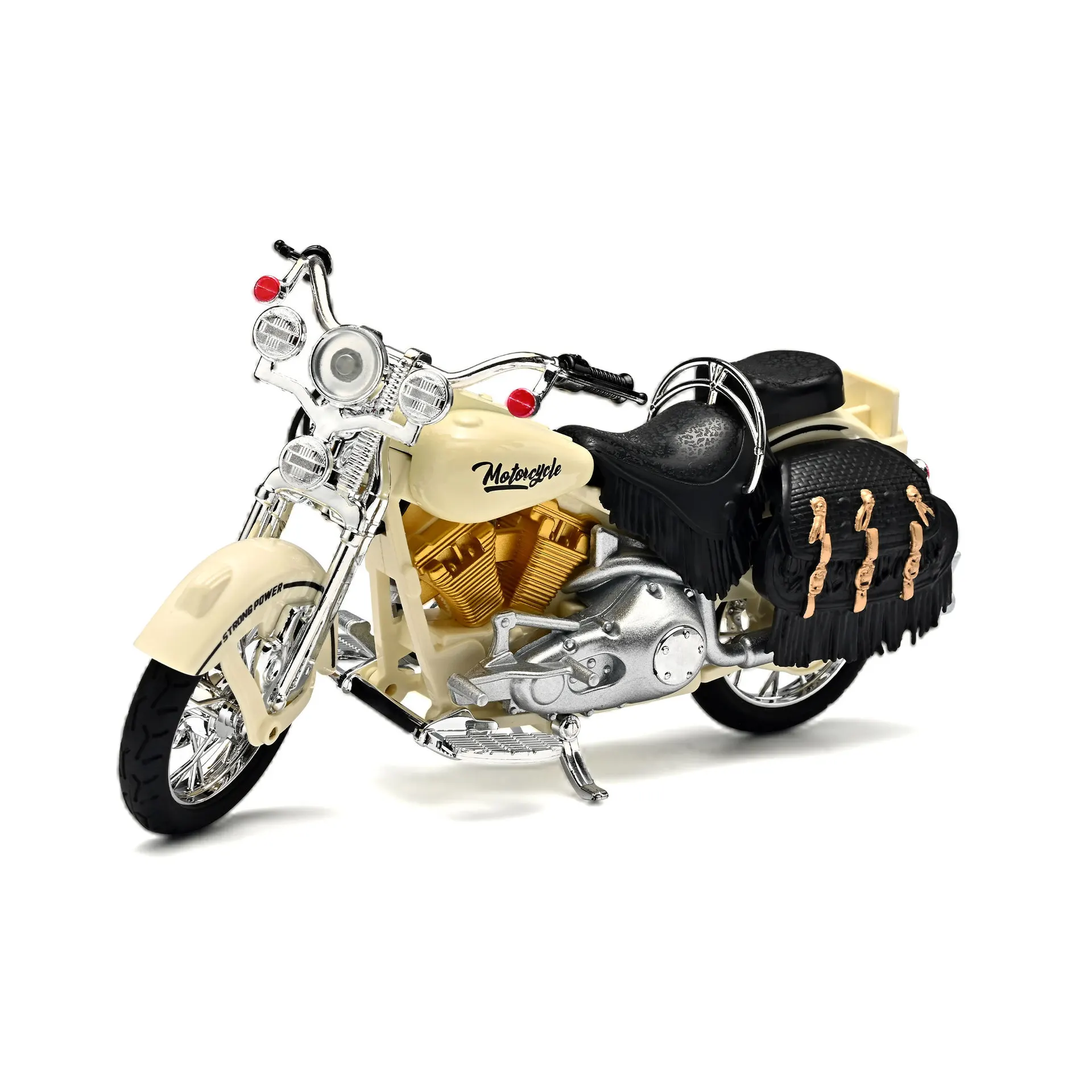 1:10 Harley Alloy Diecast Motorcycle Model Drop Resistant Retro Bike Display Ornament Birthday Gift for Motorcycle Collectors