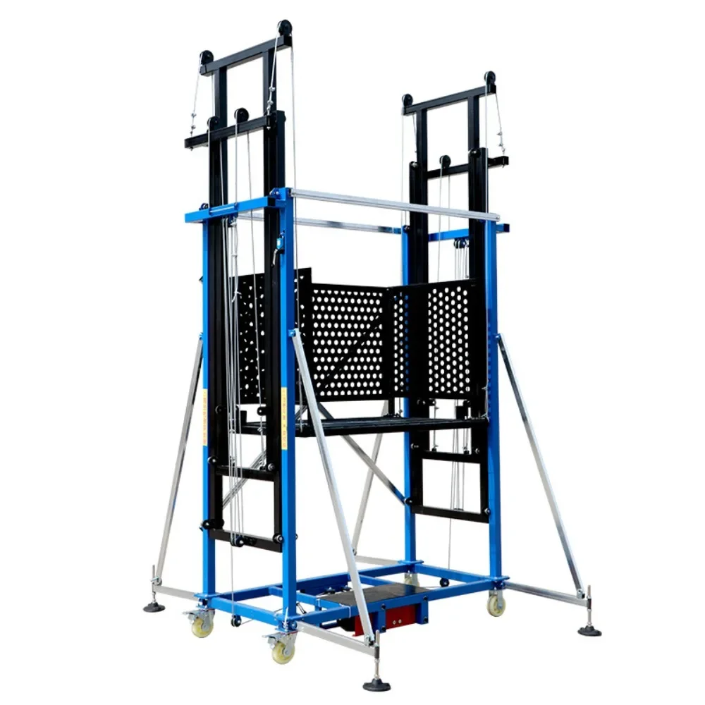 

2025 New Upgrade Electric Scaffolding Electric remote control telescopic scaffolding folding climbing lift