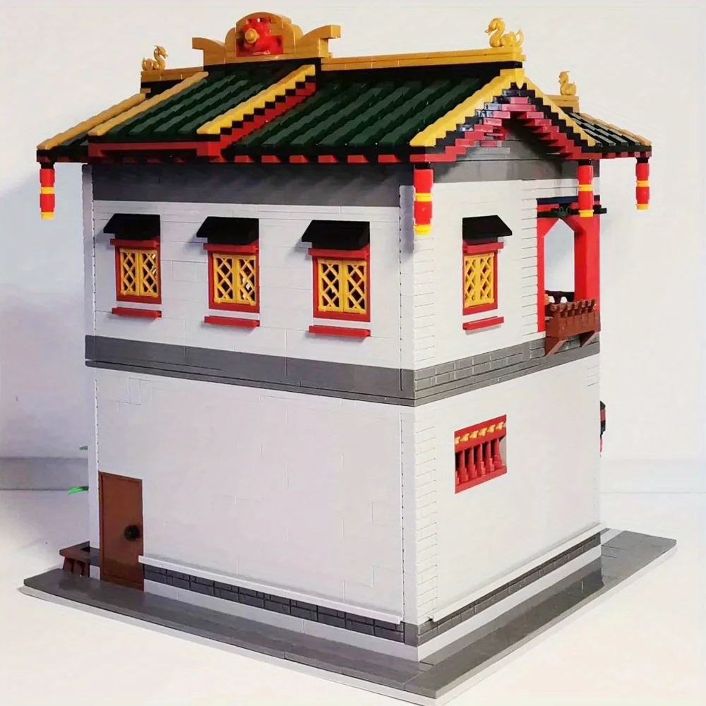 クリエイティブ MOC 3320 個の家モデルビルディングブロックセット愛らしい街並みを創造する建築傑作装飾ギフト