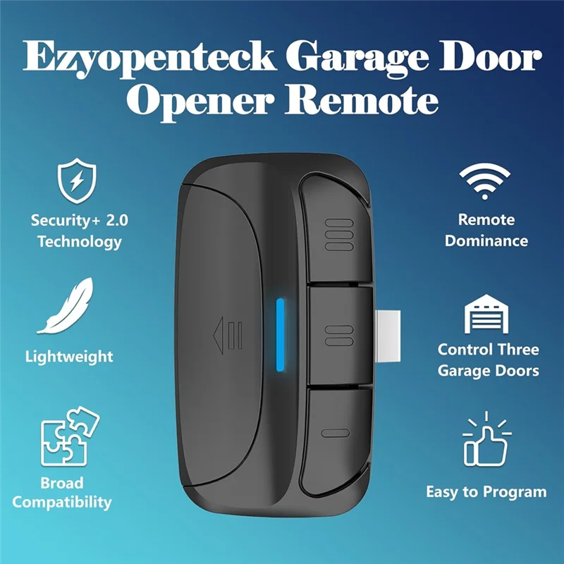 

【2025 NEWLY】3-Pack For Liftmaster Chamberlain Garage Door Opener Remote Control 893LM 893Max 891LM 971LM 371LM