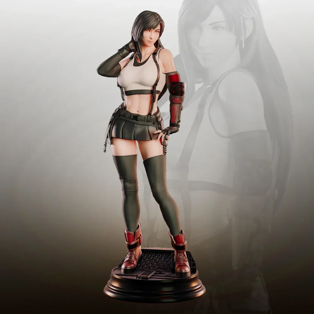 

Jia ling bao Tifa Lockhart 1:24 Miniature Figurine Unpainted Resin Model Kit A2148