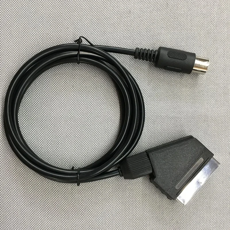 كابل PAL V-Pin EU Scart AV Lead لـ SEGA Mega Drive 1 لـ Genesis 1 #4