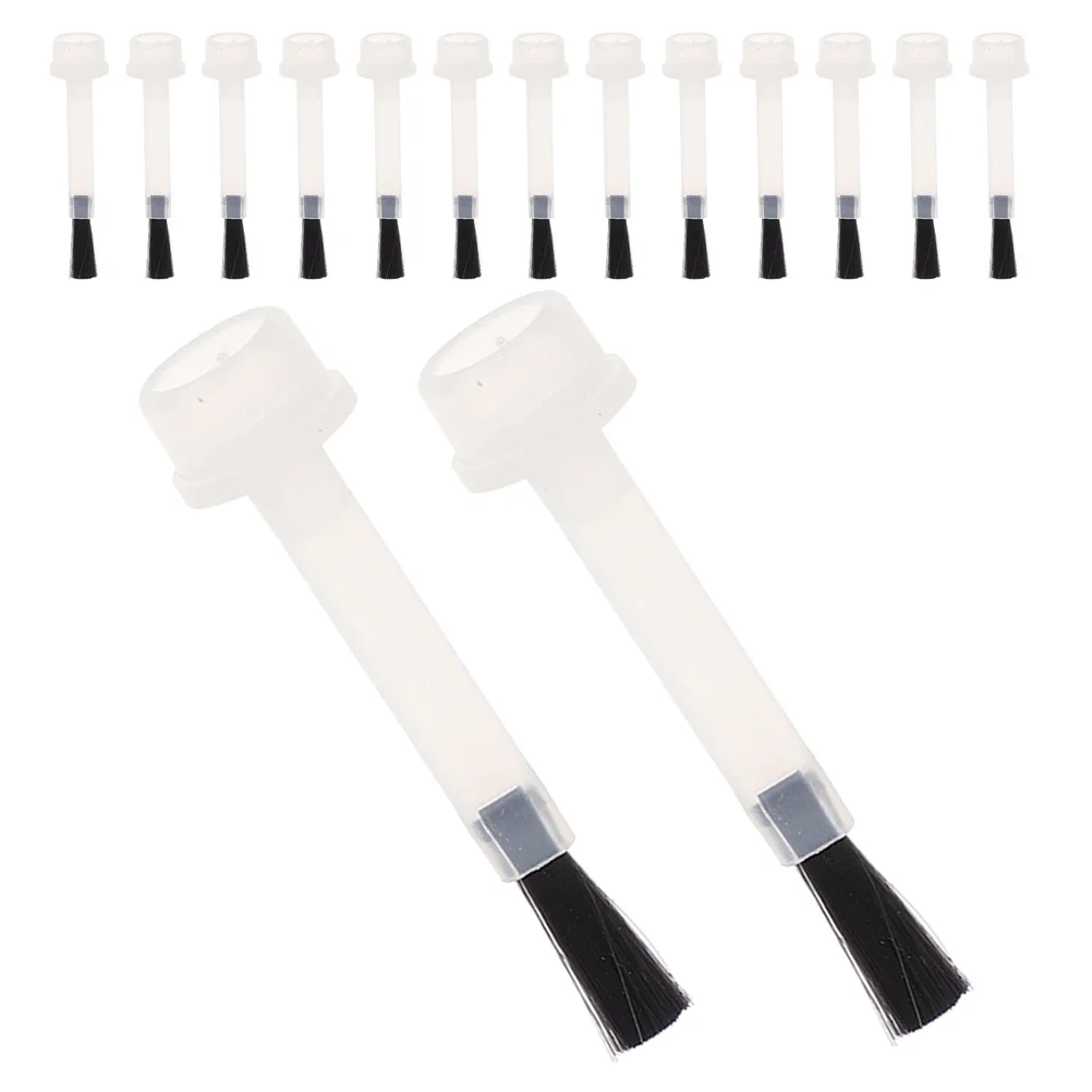 100pcs Nail Polish Brush Replacement Durable Liquid Applicator Small Gel Bottle Brush Tool For Manicure Diy Salon Use