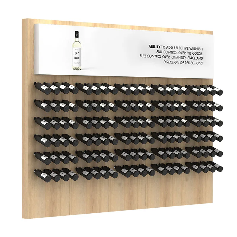 Wein und Rack kreative Display Wand Bar Schrank Display