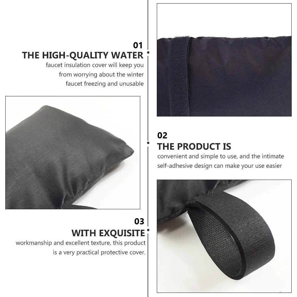 

2Pcs Outdoor Faucet Protection Cover Winter Anti-Icing Insulation Warm Bag for Frost Prevention Faucet Protection Cover