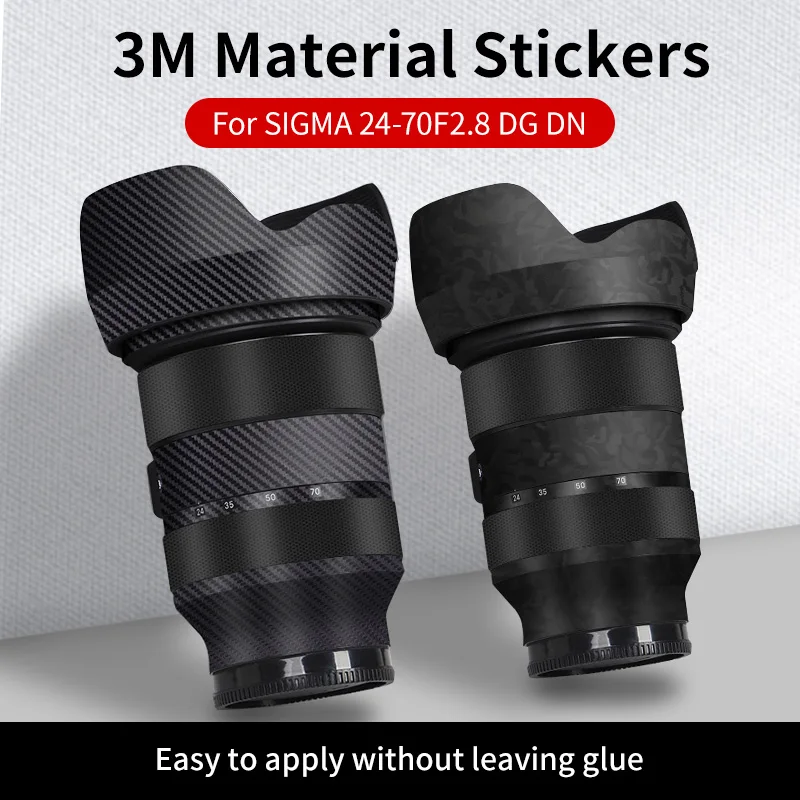 For Sigma Camera Lens Stickers 24-70mm F2.8 DG DN Lens Skin ornament 3M material protective film