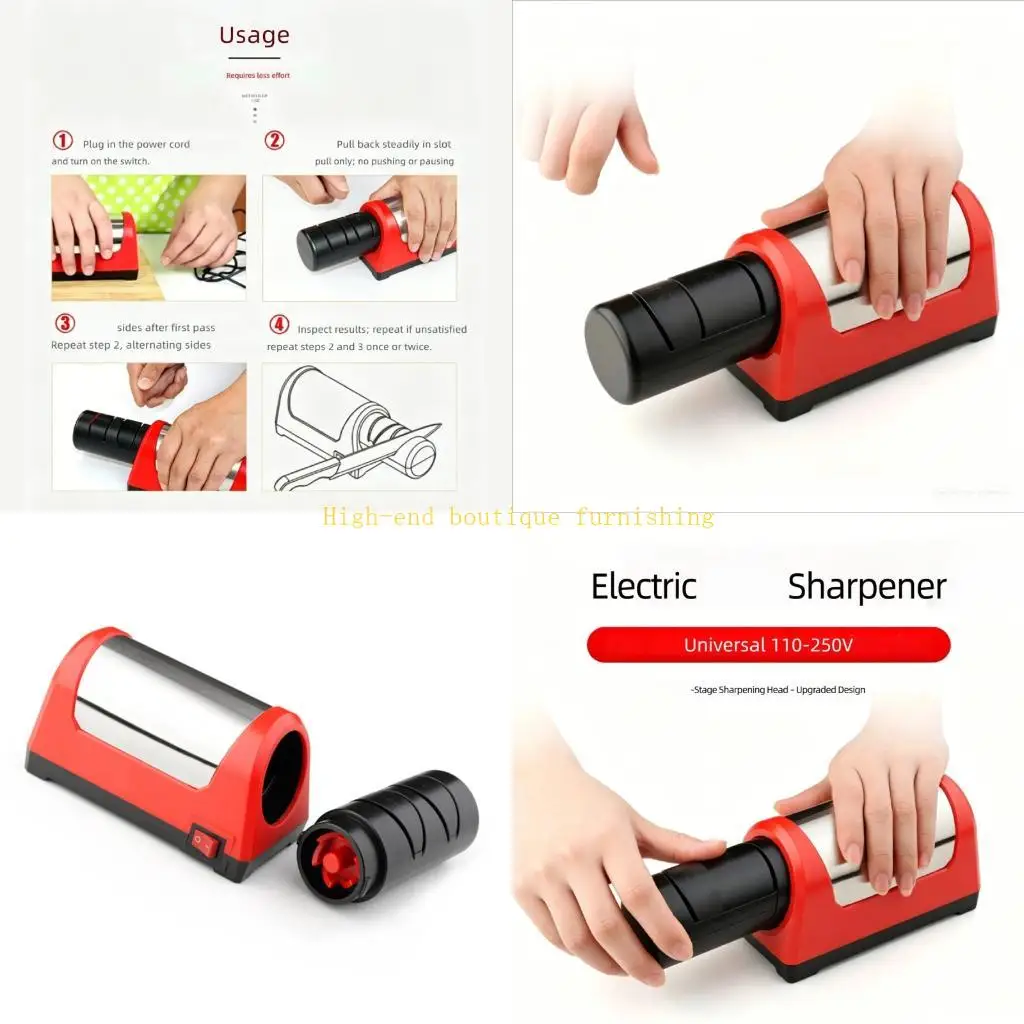 L9NB Practical Electric Cutter Sharpener Small Design Suitable for Home and Travel