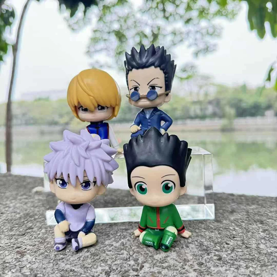 Q バージョンアニメハンター×ハンターフィギュアゴン・フリークスキルア・ゾルディックアクションフィギュア PVC モデルコレクション装​​飾おもちゃ子供のため