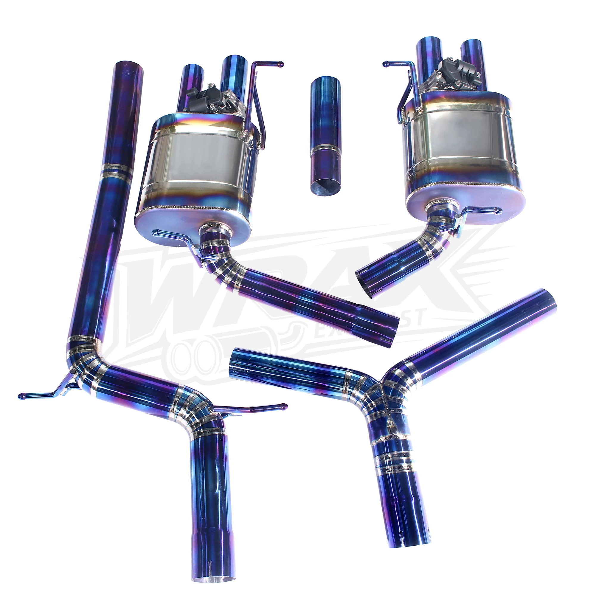 نظام Catback الأداء WRAX لأودي A4 A4L B8 1.8T 2.0T 2009-2016 أنبوب سبائك التيتانيوم يعزز جودة ملاحظة العادم #3