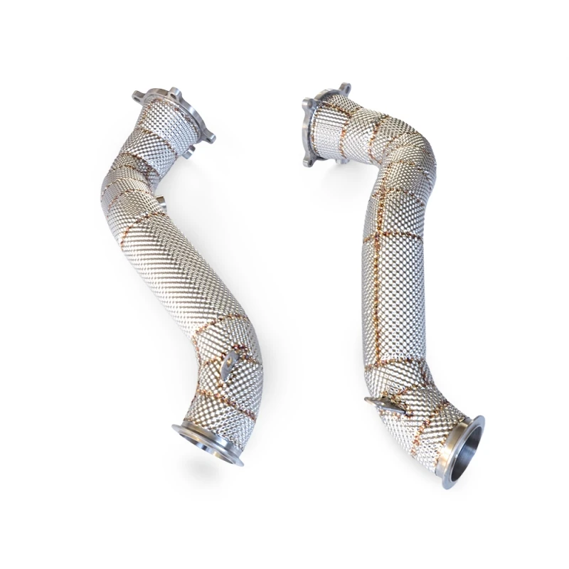 High performance cat free exhaust downpipe MCLAREN 720 720S 4.0T 2019-2023 exhaust system