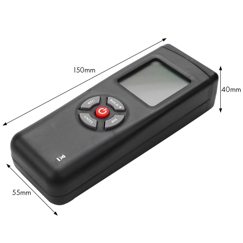 Manometro 5X Misuratore di pressione del gas per vuoto d'aria portatile digitale con retroilluminazione 11 unità +/- 13,78 Kpa +/- 2 PSI