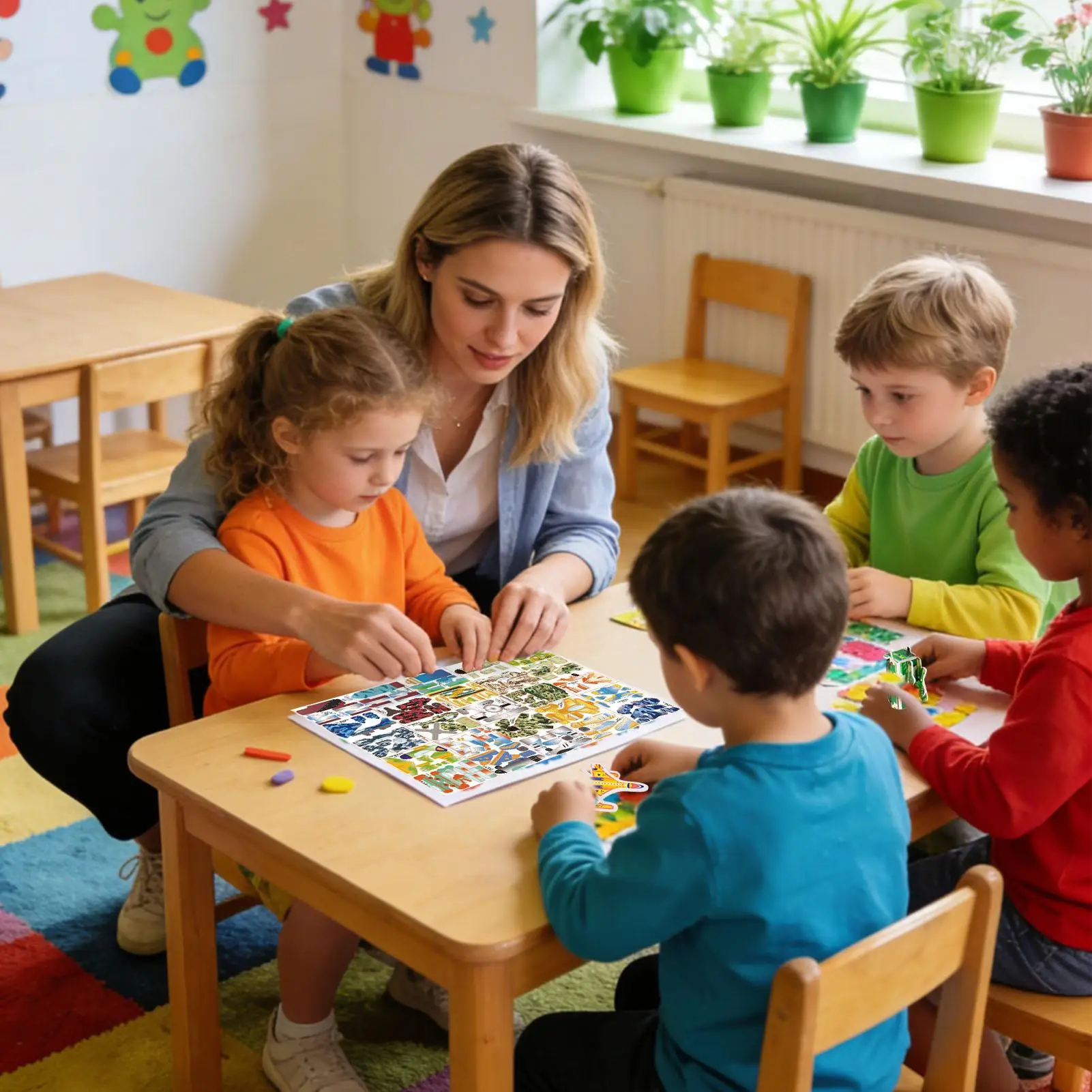 

3D-пазл для детей, иммерсивная интерактивная игра для родителей и детей, миниатюрные животные, 3D-пазл из бумаги для мальчиков, девочек, детей и подростков