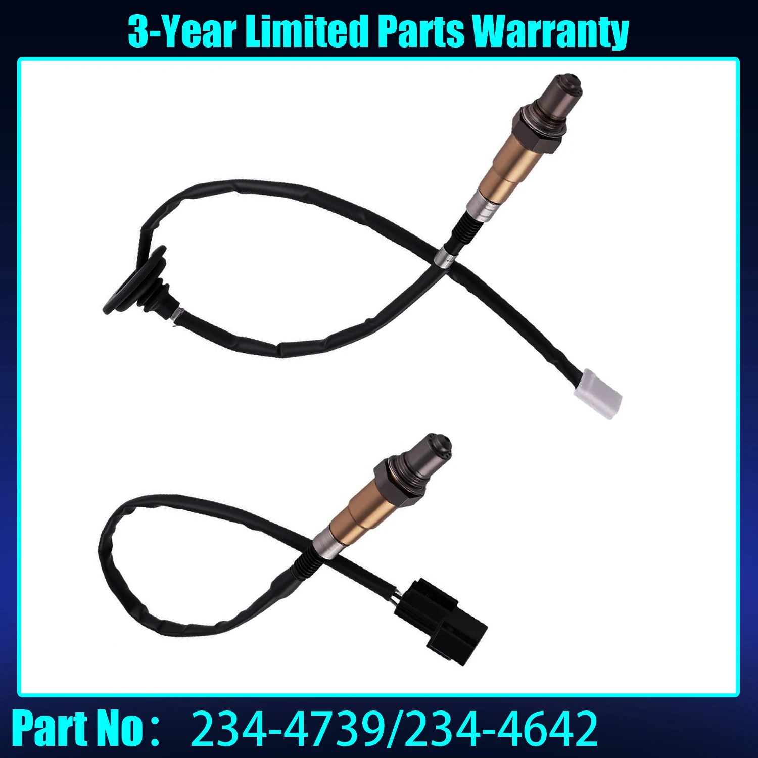 

2 Pcs Oxygen Sensors Compatible with Mitsubishi Lancer 2.0L 2002 2003 2004 2005 2006 | Replace # 234-4642 234-4739