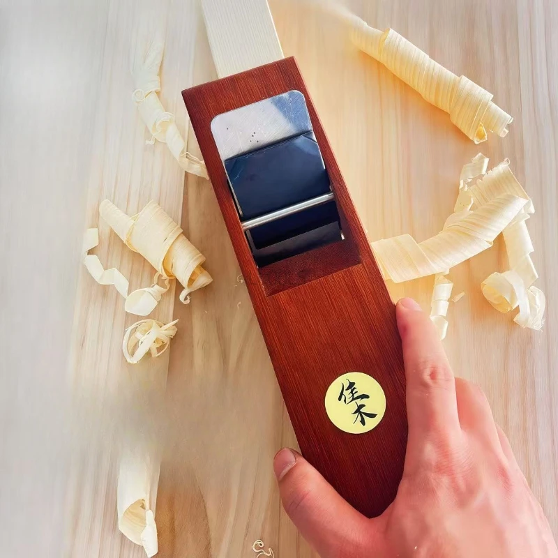 Woodworking Plane Broaching Plane Durable Ebony Trimming Plane Deburring Scraper Comfortable Grip Handmade Wood Processing Tools