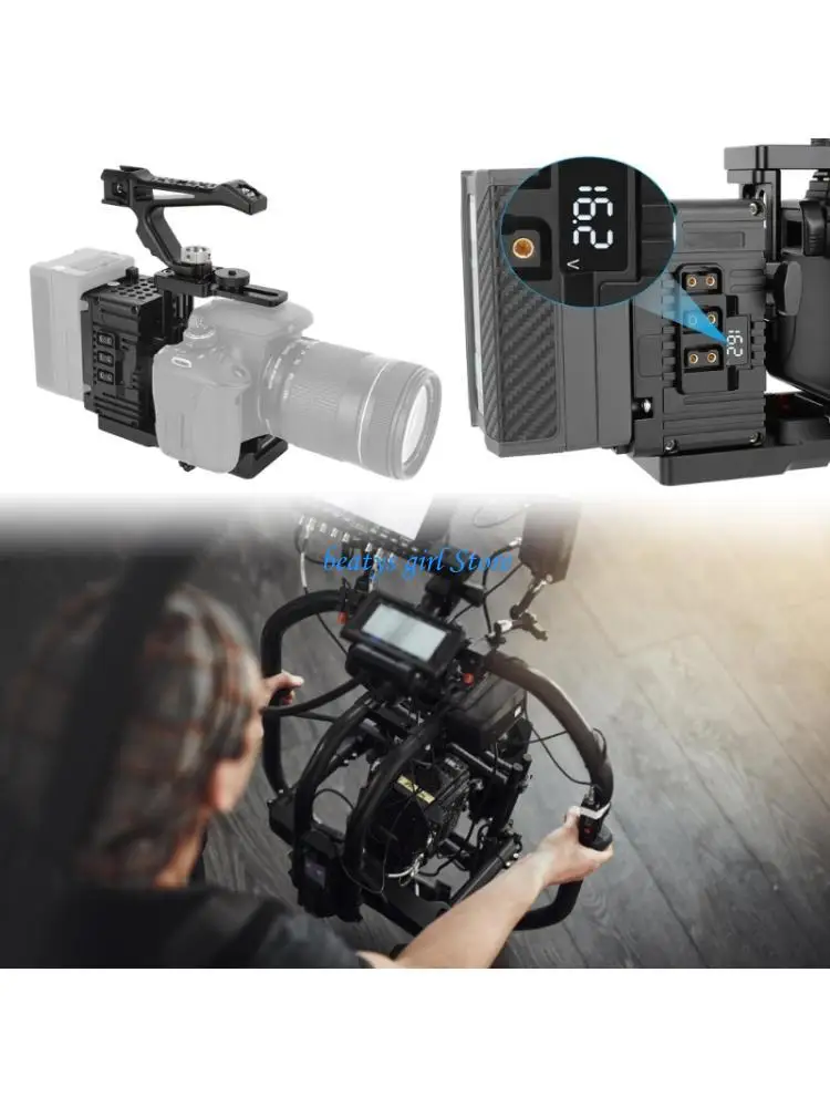 

C7AB Metal Camera Extension Module Height Adjustable for Various Photography Needs