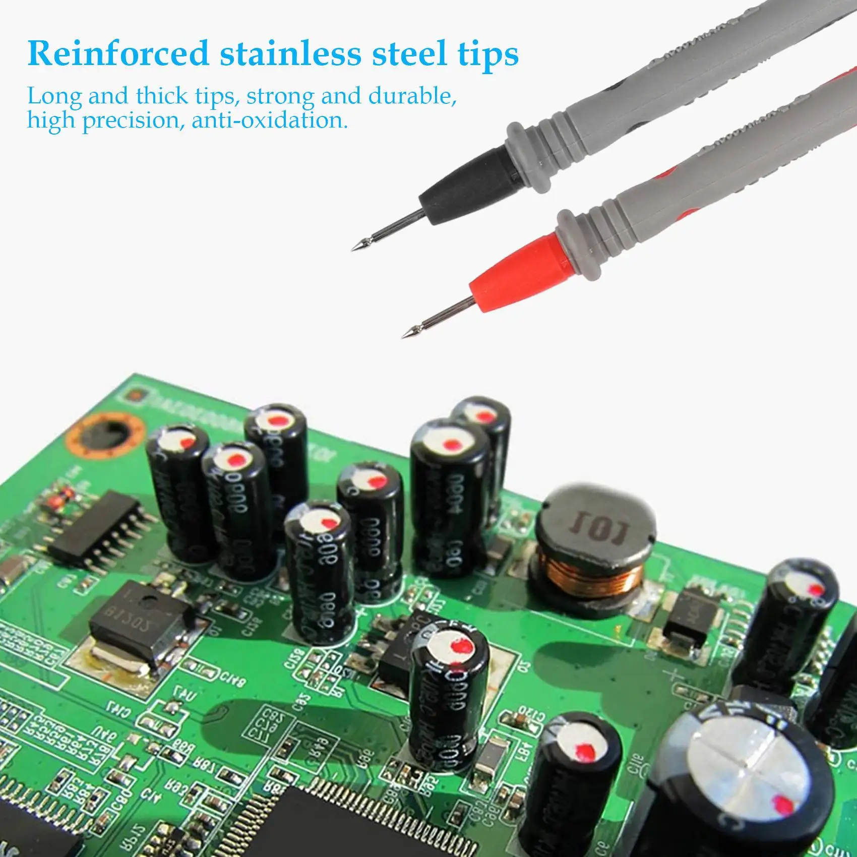 【A75T】 1 Pair Cord Tester Cable For Voltmetre Ohmmeter Multimeter Amperemetre