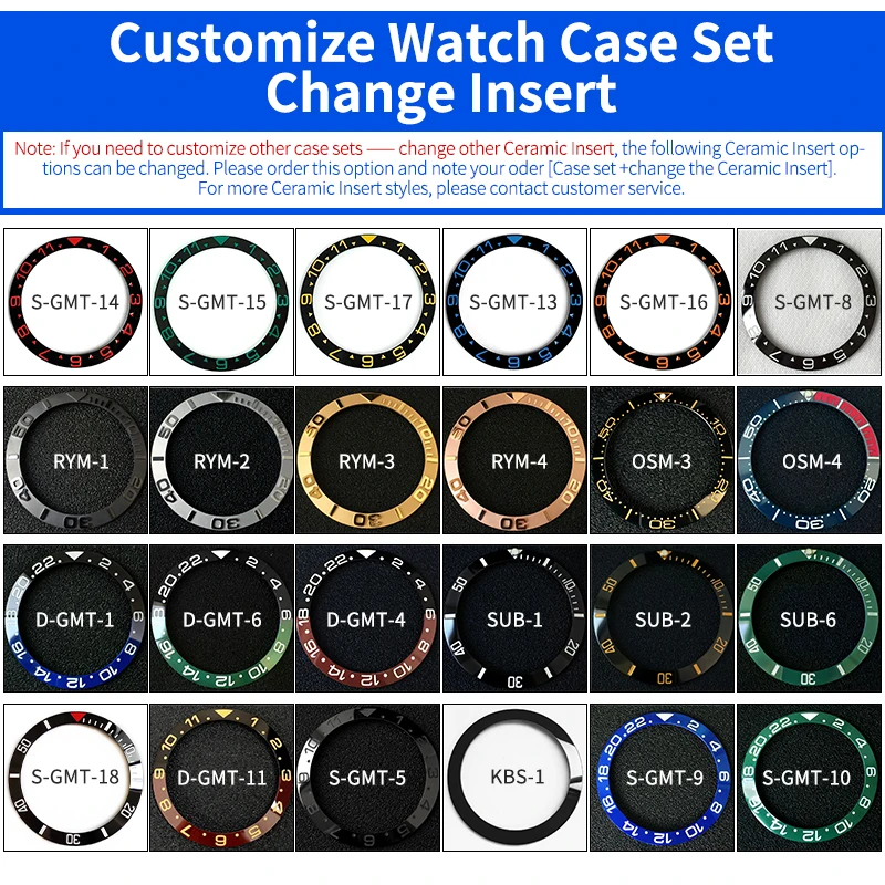 Custom Stainless Steel Watch Case Set 3\'o Crown Position Shiny Matte For SKX007/009 SRPD NH35 36 4R36 Movement MOD Watch Part