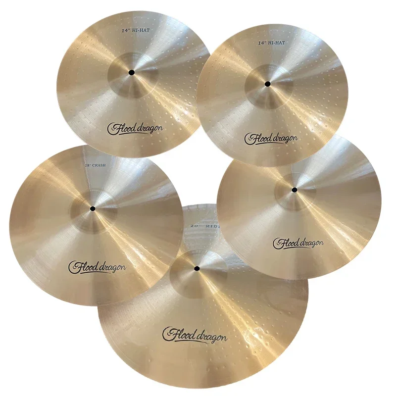 B8 High Quality Cymbal Series Kit Brass Multi Size Drum Set Jazz Cymbals