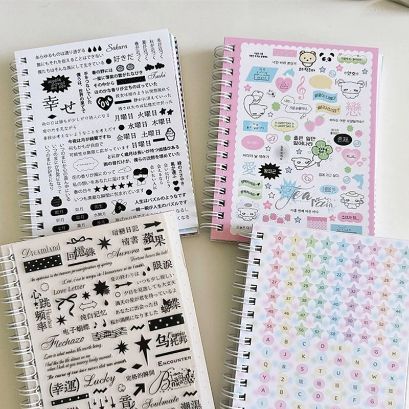 32 قطعة/كتاب جديد الكورية Ins لطيف متعدد المواد ملصق للهاتف كاميرا مجلة DIY لاصقة تزيين Kawaii القرطاسية هدية