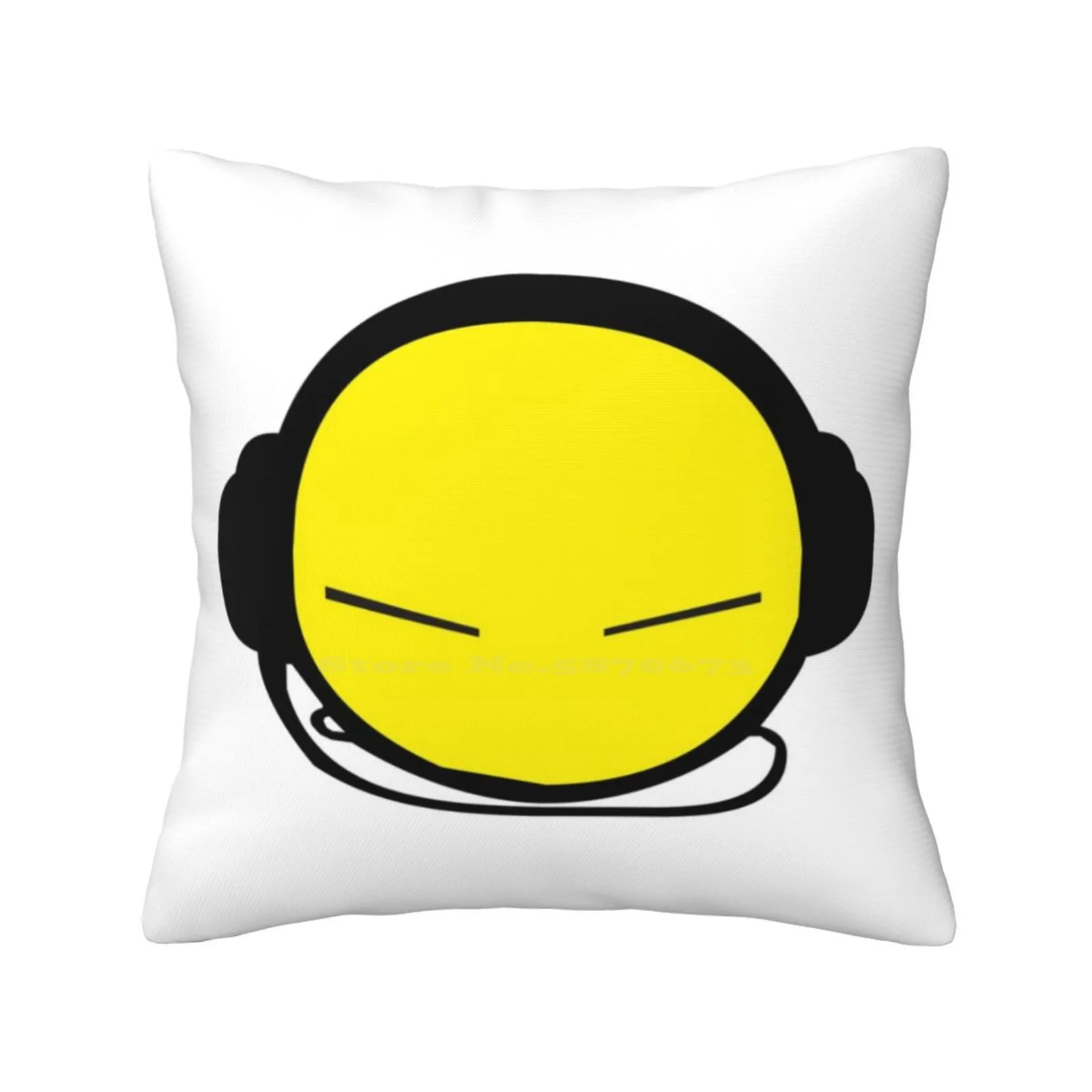 Dj Smile Rave 2 Home Sofa Car Cushion Cover Pillowcase Dj Rave Hardstyle Trance Techno Music House Electro Dubstep Edm