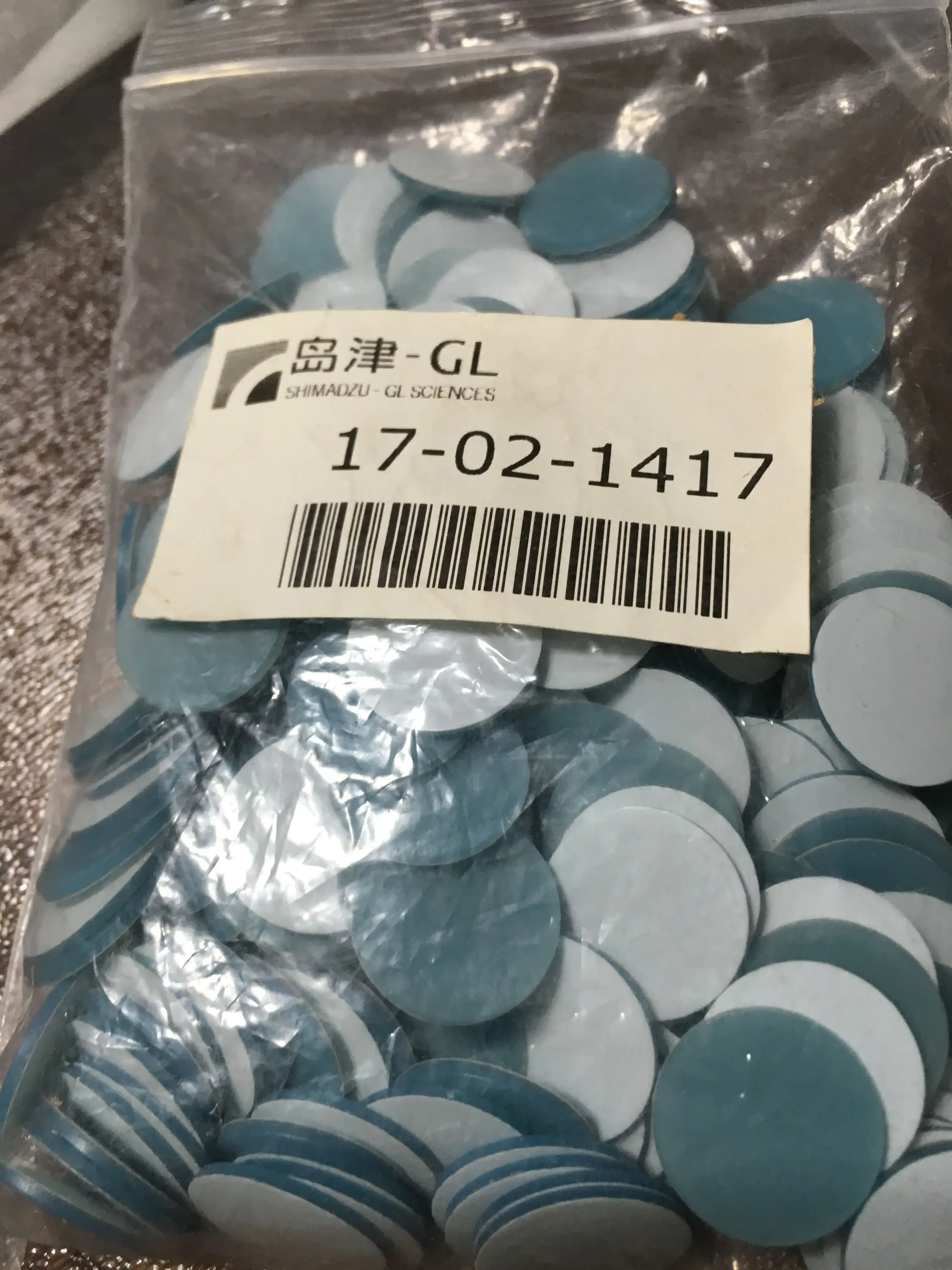 

Shimadzu Top Empty Bottle Gasket 17-02-1417 -TF 17mm 100pcs/pack GL alternative 1030-51431