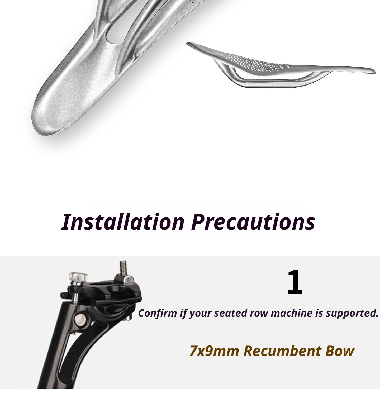 PLSELIS PS-3005 3D-gedruckter Titan-Fahrradsattel 80g Ultraleicht 7*9mm Schiene Atmungsaktiver Ergonomischer Rennradsitz 240*120mm – Detail 11