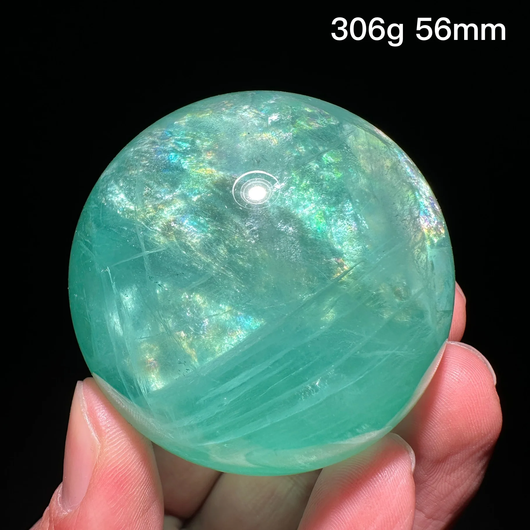 Natural Green Fluorite Sphere Polished Quartz Crystal Ball Feng Shui Witchcraft Home Decor Gift Reiki Healing Stone