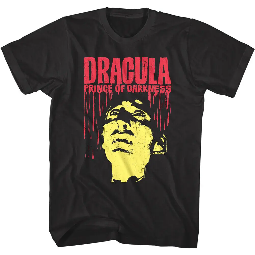 

Dracula Prince Of Darkness Men's T Shirt Hammer Horror 50s Movie Poster Vampire